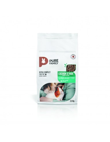Aliment Complet Cochon d'Inde 2,5Kg - Pure Family Pure Family Aliment complet