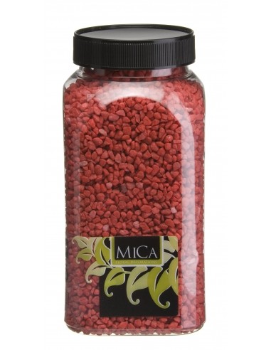 Gravier fin rouge MICA Décoration et fleuristerie