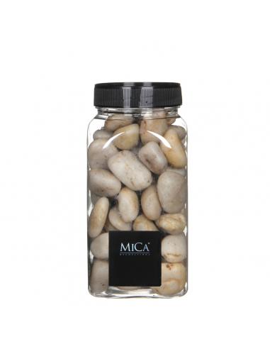 Mini galets beige MICA Décoration et fleuristerie
