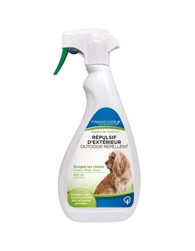 Répulsif d'extérieur en spray chien Francodex Dressage et anti-aboiement