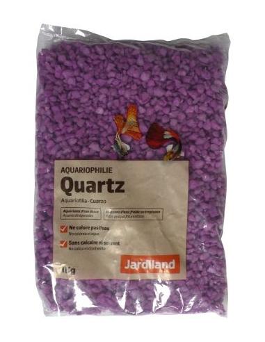 Gravier quartz Fluo Violet Jardiland 1kg Agrobiothers Sable et gravier d'aquarium