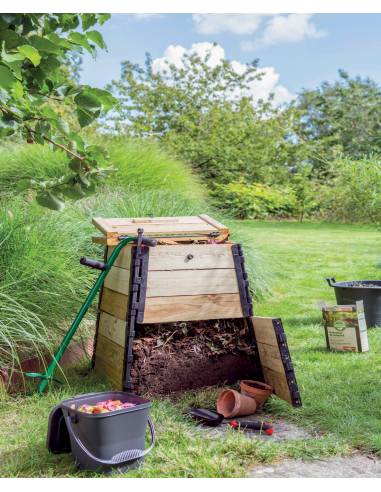 Composteur en bois Jardiland Composteur